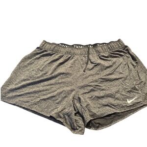 Nike Dri Fit Womens Athletic Shorts Gray Lightweight‎ Performance XXLarge